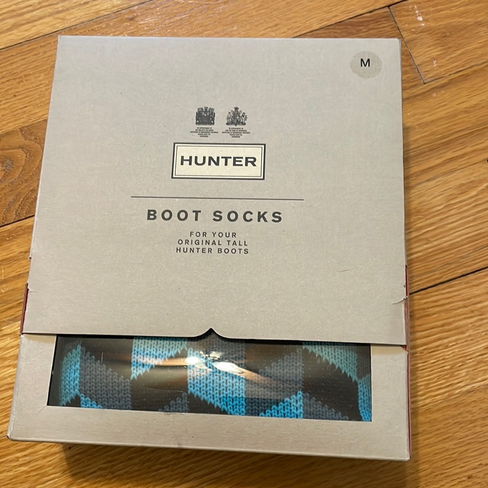 Hunter boot socks, nwt size medium